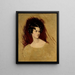 Portrait présumé de la princesse Clémentine de Metternich - Sir Thomas Lawrence — framed artwork on a wall
