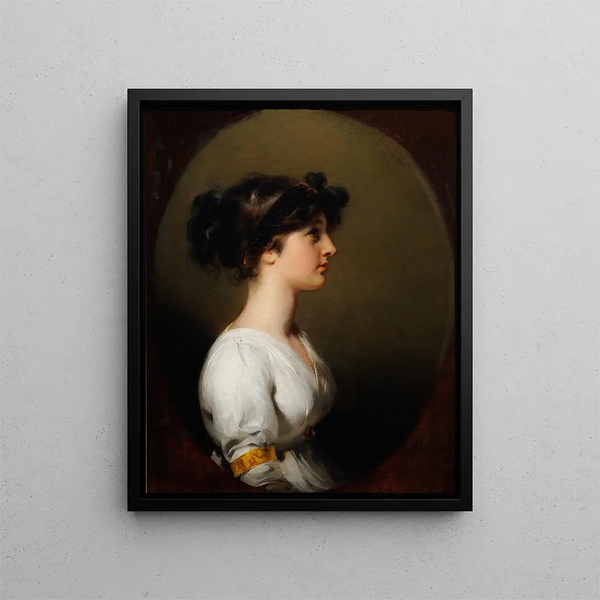 L'honorable Caroline Upton - Sir Thomas Lawrence — framed artwork on a wall