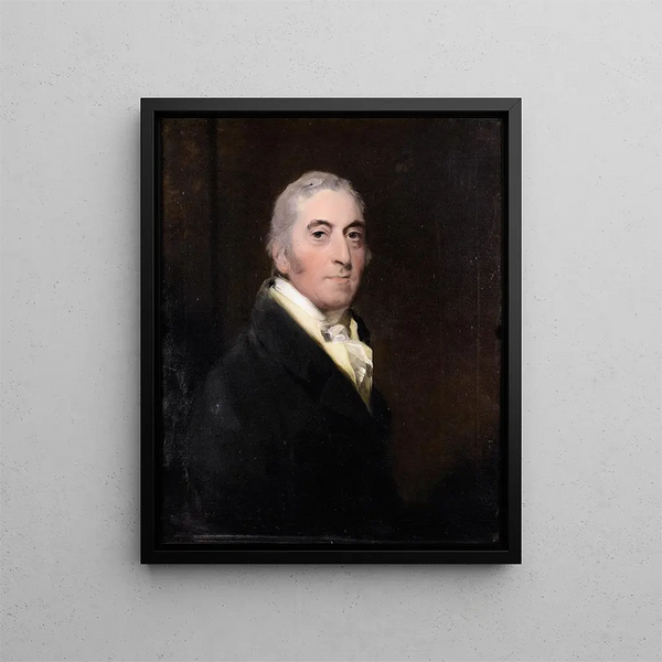 William Wellesley-Pole painting, later 1st Baron of Maryborough - Sir Thomas Lawrence — framed artwork on a wall