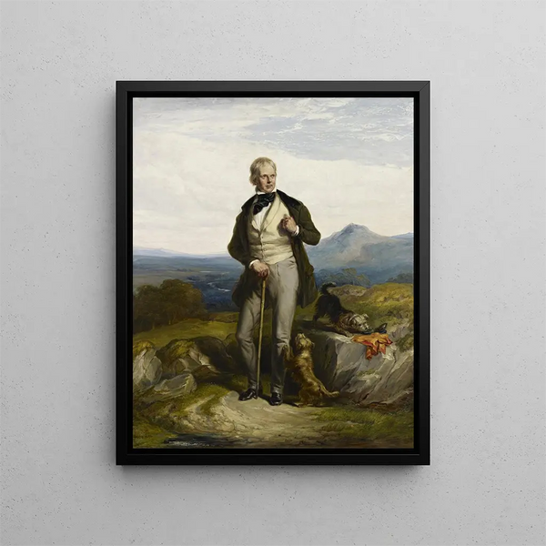 Sir Walter Scott - Sir William Allan — framed artwork on a wall