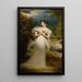 Portrait of Miss Mary Payne - Sir William Beechey — framed artwork on a wall
