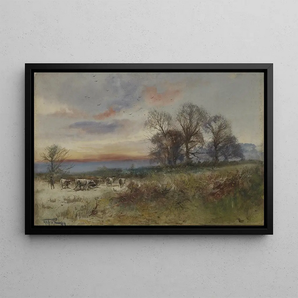 in Claygate, Surrey - Sir William Fox — framed artwork on a wall