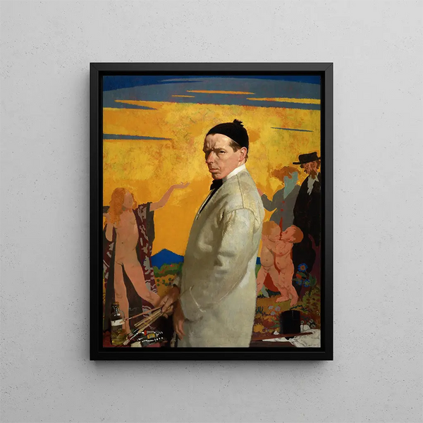 Self-portrait Painting - Sir William Orpen — framed artwork on a wall