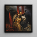 Socialisme et choléra - Horace Vernet — framed artwork on a wall