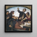 Société joyeuse - Ludwig von Zumbusch — framed artwork on a wall