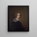 Self-portrait Painting - Sofia Adlersparre — framed artwork on a wall