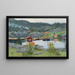 Fjord Landscape - Sofie Werenskiold — framed artwork on a wall