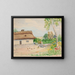 Summer Rural Landscape - Sofija Paraszczuk — framed artwork on a wall
