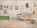 Interior painting of the room - Sofija Paraszczuk — artwork view