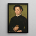 Young man - Sofonisba Anguissola — framed artwork on a wall