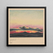 Autumn Evening Painting - Karl Wiener — framed artwork on a wall