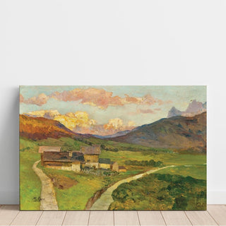 Soirée dans la vallée de Sesto col de Kreuzberg - Marie Egner | Reproduction Tableau Décoration murale affiche copie