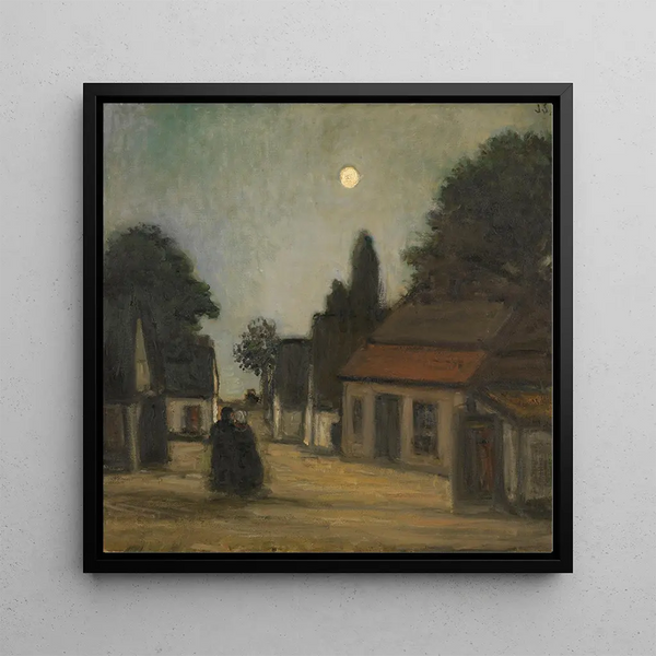 Evening in the Kempen - Jakob Smits — framed artwork on a wall