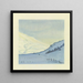 Evening in the Allgäu Mountains - Adolf Jansen — framed artwork on a wall