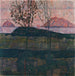 Sunset Painting - Egon Schiele — artwork view