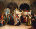 La fête de la réjouissance de la Loi à la synagogue de Livourne en Italie - Solomon Alexander Hart — artwork view