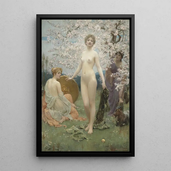 Le Jugement de Paris - Solomon Joseph Solomon — framed artwork on a wall