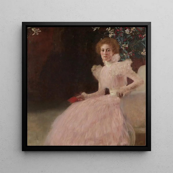 Sonja Knips - Gustav Klimt — framed artwork on a wall