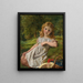 Summer Flowers Painting - Sophie Anderson — framed artwork on a wall