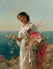 La Fille aux fleurs Capri - Sophie Anderson — artwork view