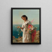 La Fille aux fleurs Capri - Sophie Anderson — framed artwork on a wall