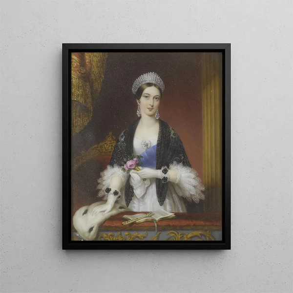 La Reine Victoria au théâtre - Sophie Linard — framed artwork on a wall