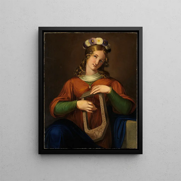 La Sainte Cécile - Sophie Reinhard — framed artwork on a wall