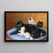 Family of Cats - Sophie Sperlich — framed artwork on a wall
