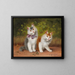 Two kittens - Sophie Sperlich — framed artwork on a wall