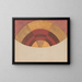 Demi-circle Painting - Sophie Taeuber-Arp — framed artwork on a wall
