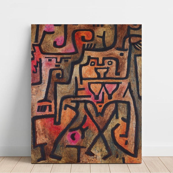 Reproduction of the painting Forest Witches - Paul Klee