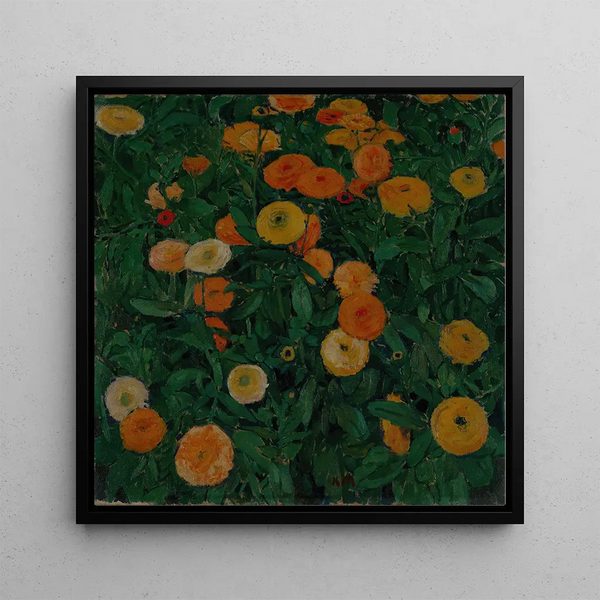 Daisies - Koloman Moser — framed artwork on a wall