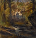 Forest undergrowth with a soul in the distance - Henri — artwork view