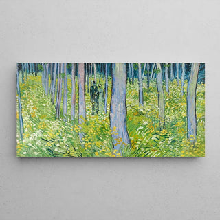 Underwood with two characters - Vincent van Gogh | Art print Wall decoration painting poster copy