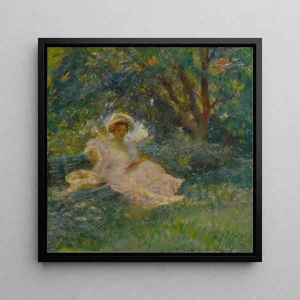 Under the Trees - Gaston La Touche — framed artwork on a wall