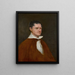 Portrait of a gentleman traditionally considered a brother of Francisco de Goya - Spanish School — framed artwork on a wall