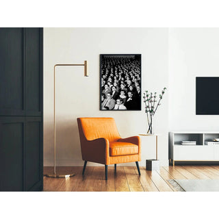 Spectateurs du Passé | Décoration photo en noir et blanc
