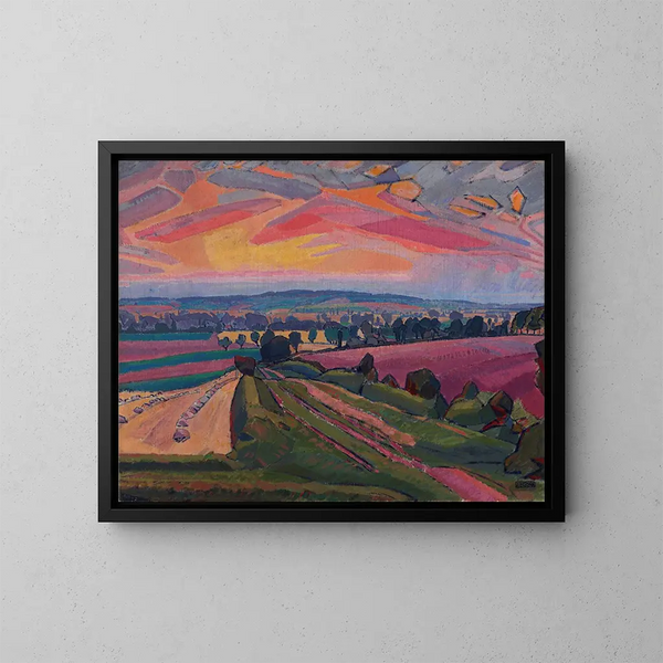The Icknield Way - Spencer Frederick Gore — framed artwork on a wall