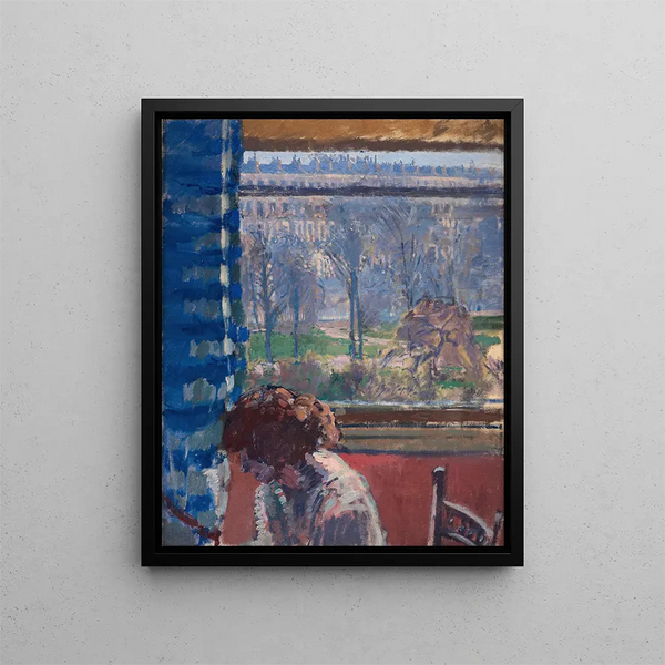 La Fenêtre - Spencer Frederick Gore — framed artwork on a wall