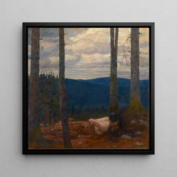 Sphinx - Victor Müller — framed artwork on a wall