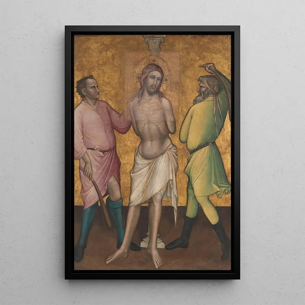 La Flagellation - Spinello Aretino — framed artwork on a wall