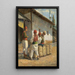 Les Blanchisseurs - Spiro Bocaric — framed artwork on a wall