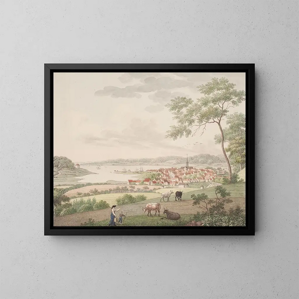 Apenrade - Søren L. Lange — framed artwork on a wall