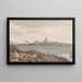 Christian paintings seen from Grsholmen - Søren L. Lange — framed artwork on a wall