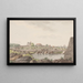 Christians painting seen from the west side - Søren L. Lange — framed artwork on a wall