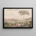 Haderslev Painting - Søren L. Lange — framed artwork on a wall
