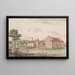 Hesselagergaard Painting in Fyn - Søren L. Lange — framed artwork on a wall