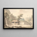 Liselund Painting - Søren L. Lange — framed artwork on a wall