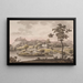 Liselund on Møn Island in Denmark - Søren L. Lange — framed artwork on a wall
