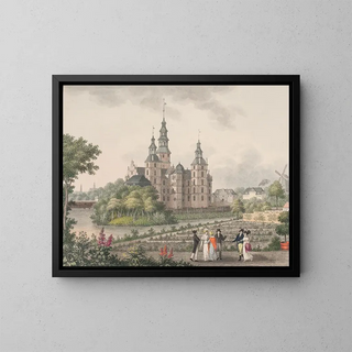 Château de Rosenborg - Søren L. Lange — framed artwork on a wall